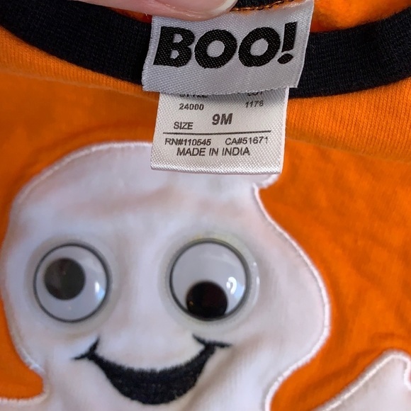 HALLOWEEN SWEATSUIT ONE PIECE - SIZE 9 Months - Picture 4 of 8